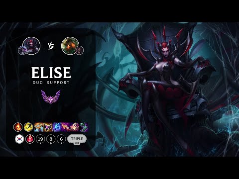Elise Support vs Nautilus - KR Master Patch 12.23