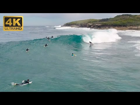 Surfing at Maroubra Beach