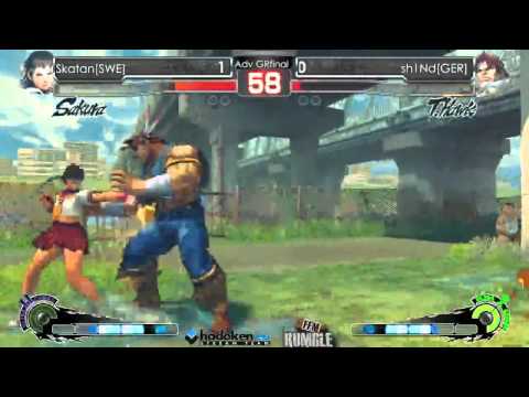 FFM Rumble 5: Advanced GrandFinal SSFIV SKATAN (SKR) vs sh1Nd (THWK)