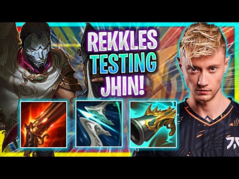 REKKLES TESTING JHIN IN A NORMAL! | FNC Rekkles Plays Jhin ADC vs Zeri! | Preseason 2023