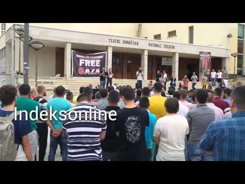 Qindra njerëz nga Turqia, për protestën “Kosova për Palestinën”