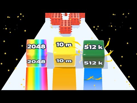 Jelly Run 2048 | Noob vs Pro vs Hacker in jelly run 2048 ball 3d Max Levels (10m ) Big New Update #4