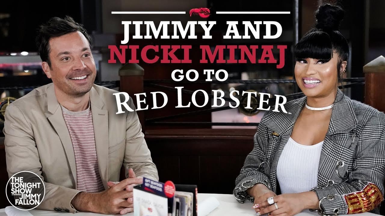 Nicki Minaj and Jimmy Fallon Go to Red Lobster