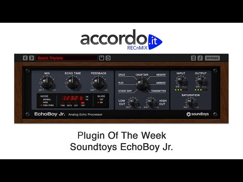 Soundtoys EchoBoy Jr. - RECnMIX Plugin Of The Week