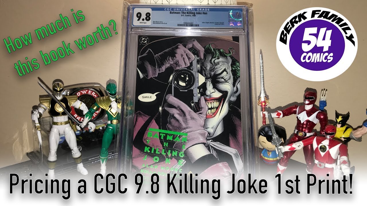 How much is The Killing Joke CGC 9.8 actually worth? Berkfamily54comics