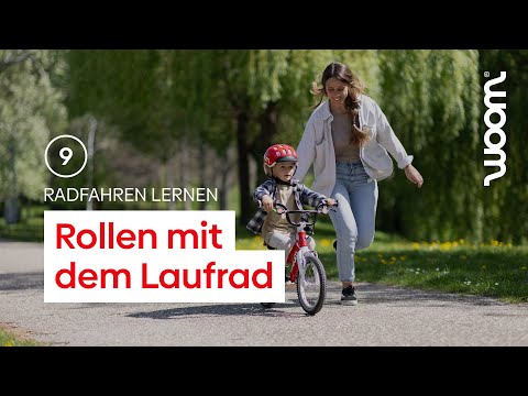 Radfahren lernen 9 von 16 | Mit dem Laufrad rollen