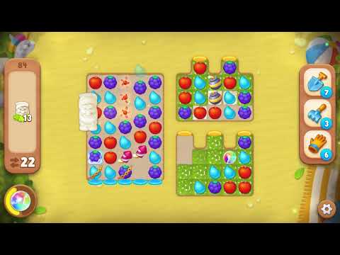 Gardenscapes - Level 84 @Games4Fun✅