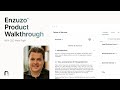 Enzuzo Product Walkthrough