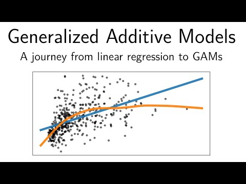 Generalized Additive Models - A journey from linear regression to GAMs