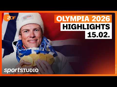 Olympia Highlights Sonntag 15.02. | Mailand Cortina 2026 | sportstudio