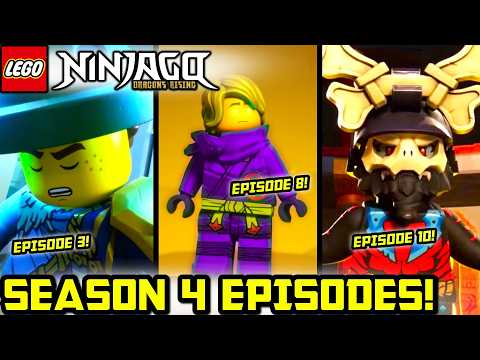 The MOST Important Season 4 Episodes! 🐲 Ninjago Dragons Rising Season 4 Predictions!