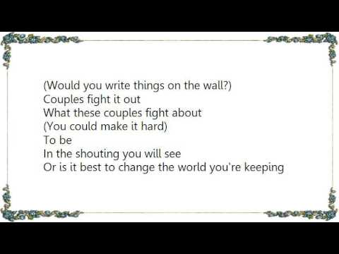 Kurt Wagner - What New York Couples Fight About Lyrics