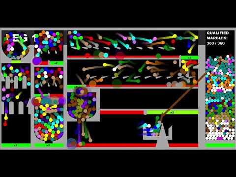 Proliferate As Much As Possible + Multiply or Die || Algodoo Marble Race