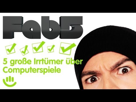Fünf Medienirrtümer über Computerspiele - Fab5