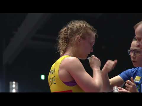 Final 7-8 WW - 65 kg: M. NYGREN (SWE) v. A. POPESCU (ROU)