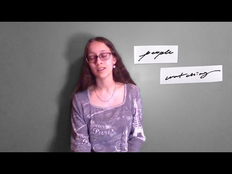 People Watching- Conan Gray (Elizabeth Wixted Cover)