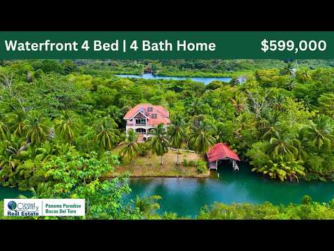 Spacious Waterfront 4 Bed Home on Isla Colón | Bocas del Toro, Panama