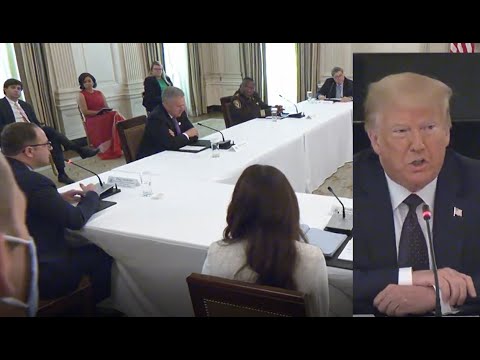 Trump Participates in a Roundtable with Law Enforcement 6/8/2020