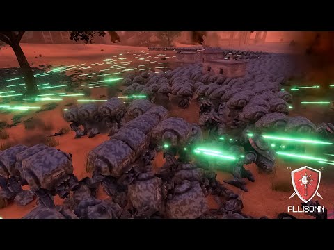 18.000 Mech Walkers vs 20.000 Tornado Troopers- Ultimate Epic Battle Simulator 2- UEBS 2