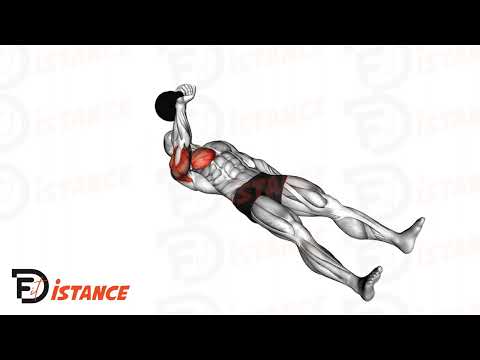 Exercice Développé au sol unilatéral avec kettlebell