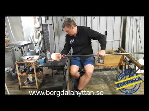 Tillverkning av lampa Bergdalahyttan