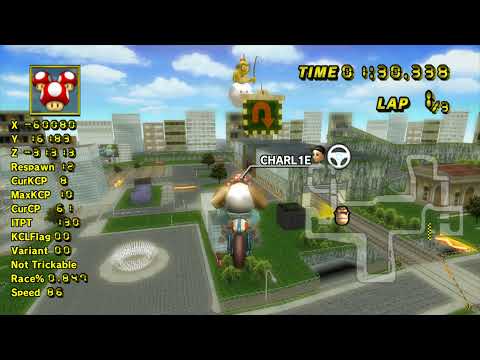 CTGP Tracks Done Backwards - Big Express City Complete Solution (10/218)