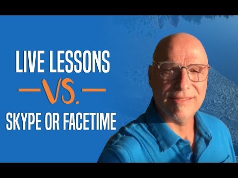Live lesson vs. Skype or FaceTime lessons - Garey Williams' discussion