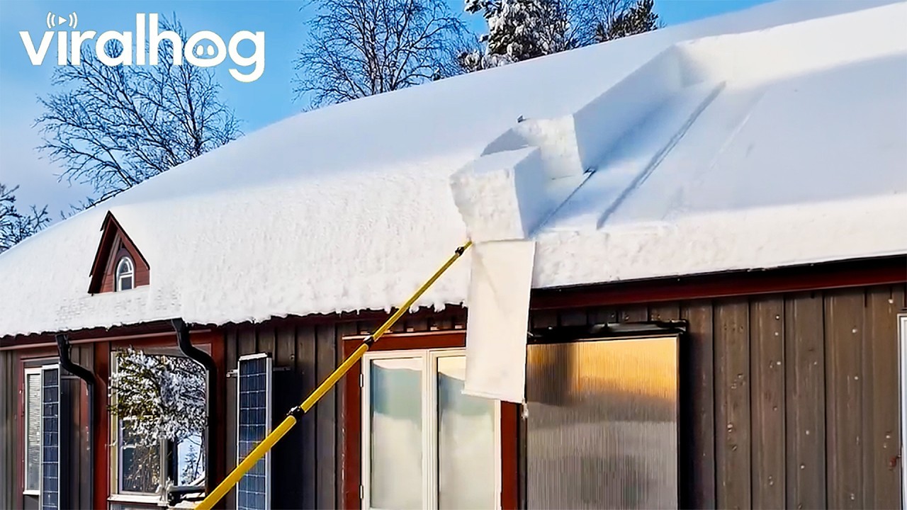 Satisfying Snow Removal || ViralHog