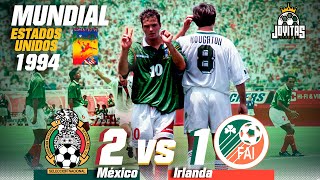The day that DR GARCIA did DOUBLE in a WORLD CUP | Mexico vs Ireland 1994 Aztec TV narration
