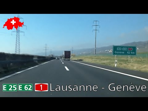 Switzerland (CH): A1 Lausanne - Genève (2014)