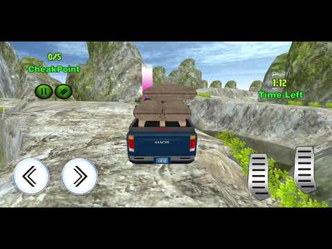 Level 3 { pickup truck driving simulator uphill 3D 2020 }