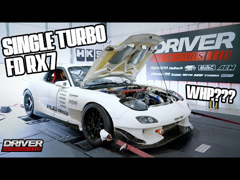 REAL WHP | Single Turbo RE Amemiya FD RX7