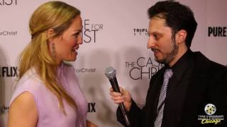 Red-Carpet Interview - Erika Christensen, The Case for Christ video
