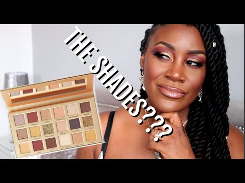 TESTING REVOLUTION PRO 24K GOLD PALETTE + GIVEAWAY | SWATCH & DEMO ON DARK SKIN|