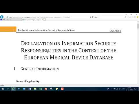 Instruktionsvideo: Registrering i Eudamed