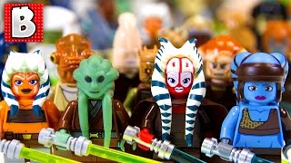 YouTube thumbnail: Every Lego Jedi Minifigure Ever!!! 127 Minifigs in total!!! | Collection Review