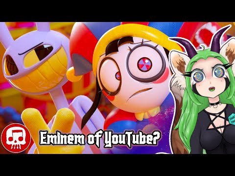 absolute BARS | The Amazing Digital Circus Rap "I think Therefore I am" | JT Music | vtuber REACTION