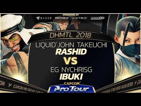 Liquid`John Takeuchi (Rashid) vs EG NYChrisG (Ibuki) - DH Montreal 2018 Pools - SFV - CPT 2018