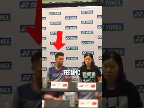 Lin Dan completely lost it over a stupid question!