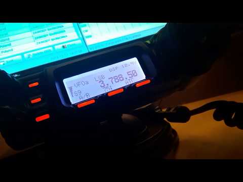 QSO with Santa Claus OF9X, Lapland in Finland - Yaesu FT-857D