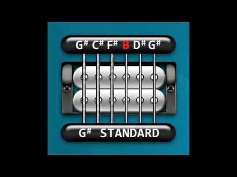 Perfect Guitar Tuner (G# Standard - G# C# F# B D# G#)
