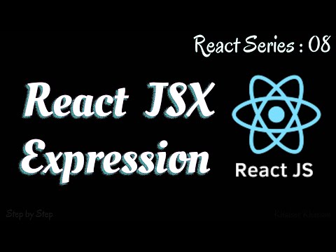 8 Jsx Expression Javascript Expression In React
