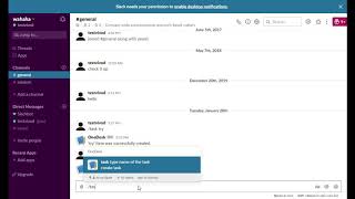 Integração de Slack com OneDesk