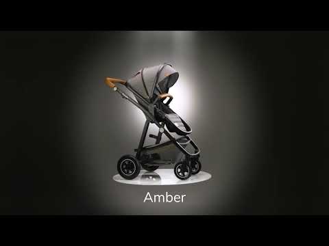 Универсальная коляска 2 в 1 Lionelo Amber Black Onyx (LO-AMBER 2IN1 BLACK ONYX)