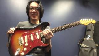 Video thumbnail for なんての？ Kanji Guitarです！ / Kanji TF Sig Stratocaster / TFGD#19 by TomoFujitaMusic