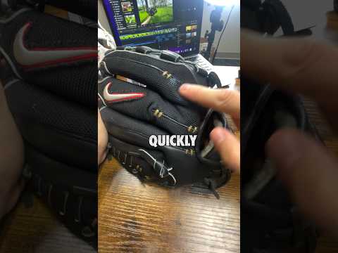 Conditioning Synthetic Baseball Gloves…