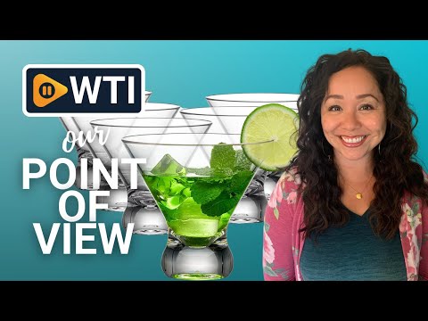Amazing Abby Plastic Stemless Martini Glasses - WTI product video review