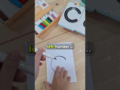 How to teach your child not to write reverse C