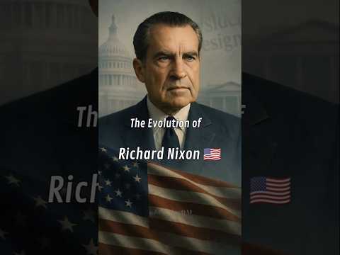The Evolution of Richard Nixon 🇺🇸 | From Vice President to Resigned in 60 Seconds!#USA #RichardNixon