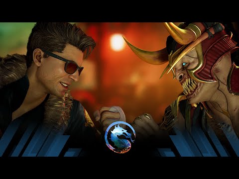 Mortal Kombat 1  - Johnny Cage Vs 'Order of Darkness' Baraka (Very Hard)
